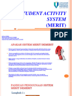 Tatacara Merit & Permohonan Aktiviti (Setiausaha Badan Pelajar)