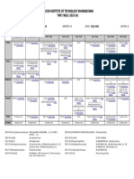 Timetable (B.tech Ece 4 (C) )