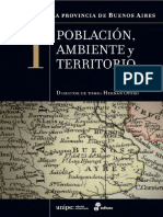 Historia de la provincia de Buenos Aires  tomo 1. Población, ambiente y territorio