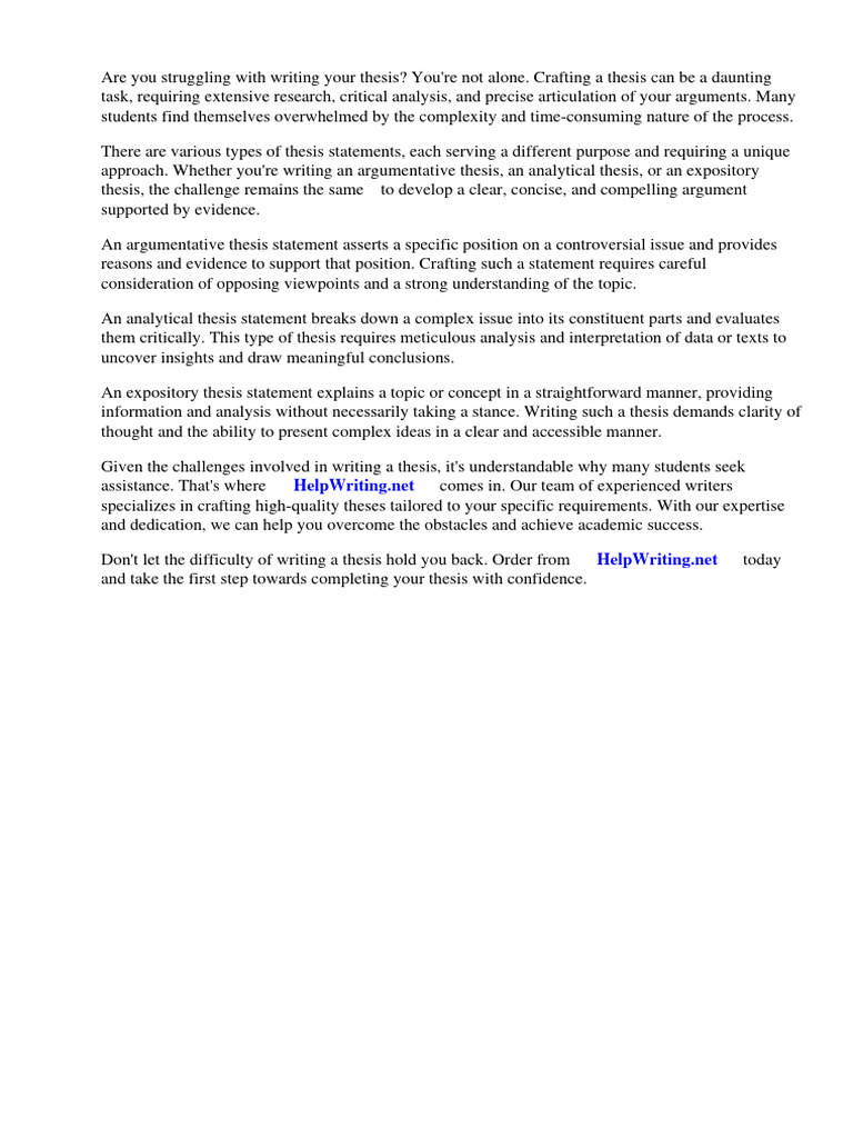 3 types of thesis statements pdf essays thesis