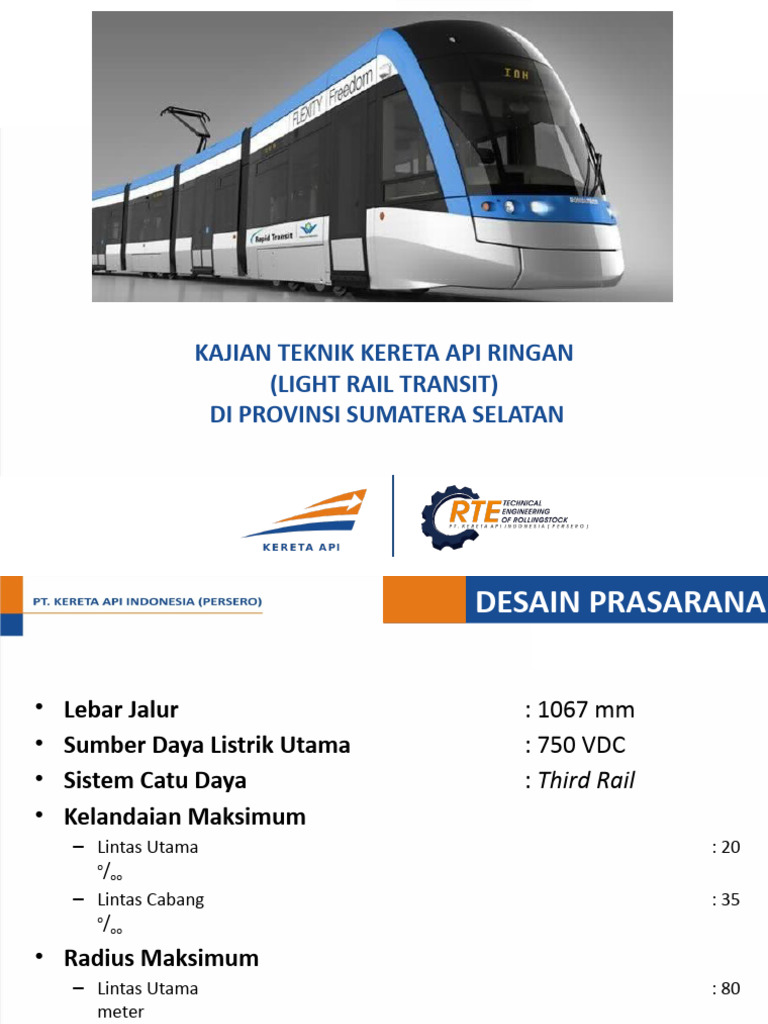 Kajian LRT di Sumatera Selatan | PDF