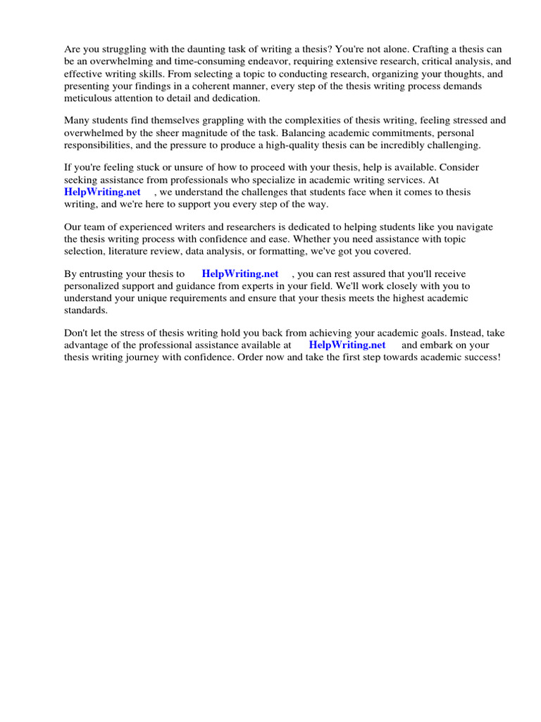 Thesis Writing Course | Download Free PDF | Thesis | Expert