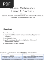 GM Lesson 1 Functions