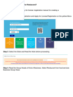 Howtoapplylicensefor Restaurant