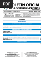 Segunda Sección: Sumario | PDF | Gobierno | Business