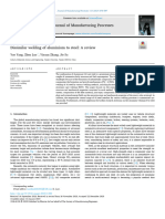 Dissimilar Welding of Aluminium To Steel A Review