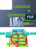 Exploración Quirúrgica Del Abdomen