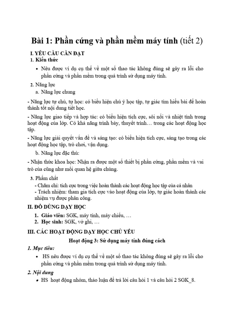 Bai 1 phan cung va phan mem may tinh tiet 2 pdf