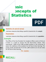 Basic Concepts of Statistics - Part 2