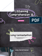 Listening Comprehension