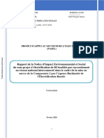 Rapport de La Notice DImpact Environnemental Et Social