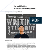 How To Write An Effective Introduction For IELTS Writing Task 2