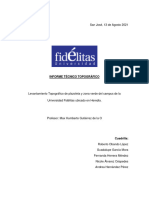 Informe Levantamiento Topográfico ALTIMETRÍA