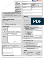 Application For Suspension of A Warrant And/or Variation of An Order