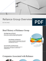 Reliance Group Overview