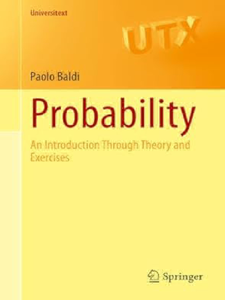 Universitext) Paolo Baldi - Probability - An Introduction