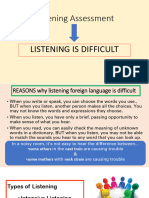 8th Meeting - Listening Assessment