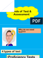 3rd Meeting - Kinds of Test & Assessment