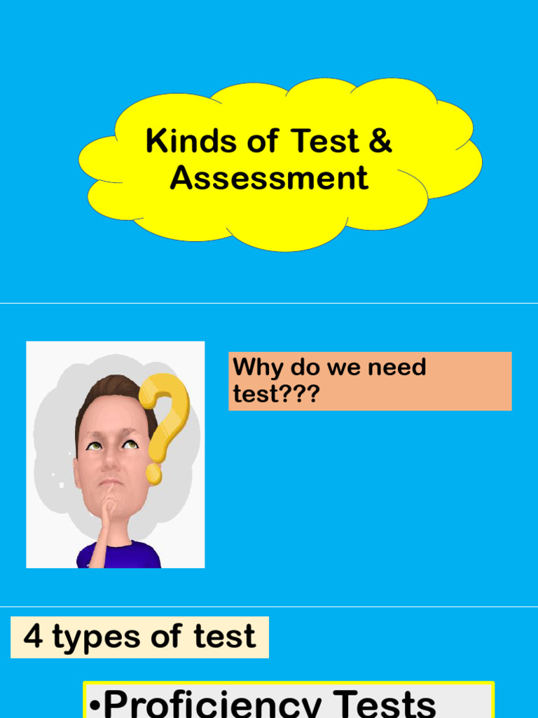 3rd meeting kinds of test assessment pdf educational assessment