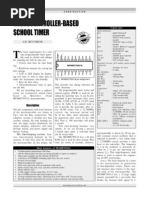 Micro Controller Based School Timer