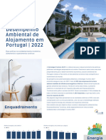 Desempenho Ambiental de Alojamento em Portugal 2022