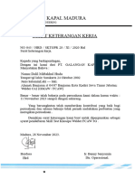 Surat Keterangan Kerja