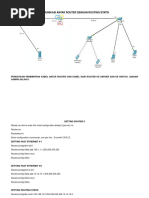 Komunikasi Antar Router Dengan Routing Statis