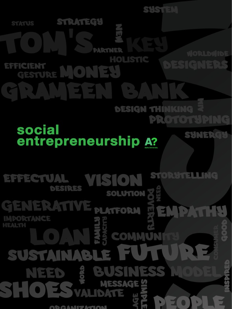 Toms And Grameen Bank Design Thinking In Social Entrepreneurship Pdf