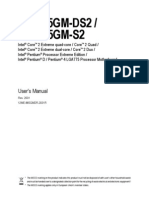 Motherboard Manual Ga-965gm-(d)s2 e