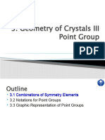 3-Geometry of Crystals III Point Group