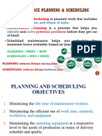 Maintenance Planning and Scheduling