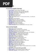 100 Fun DnD Curses List | PDF