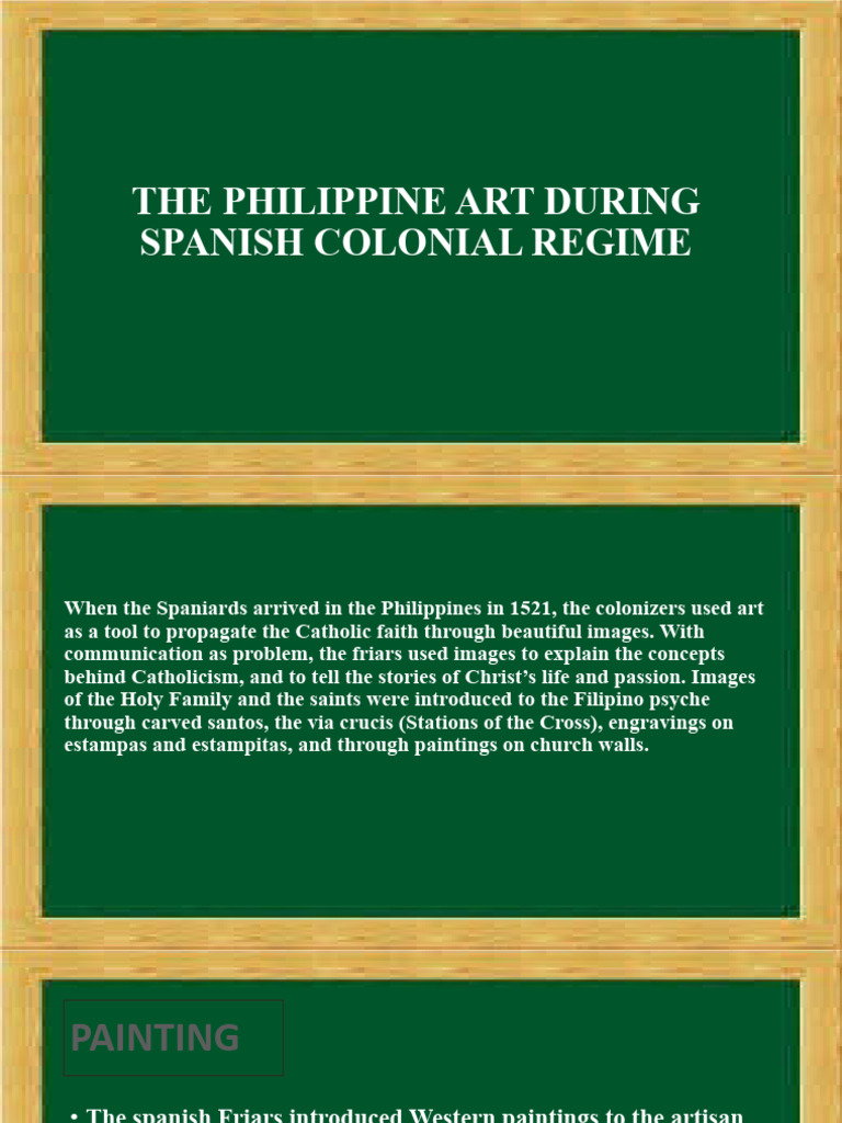 Philippine Art in Spanish Colonial Era | PDF | Social Science | Art