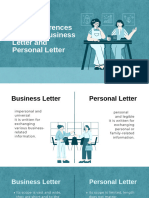 Major Differences Between Business Letter and Personal Letter