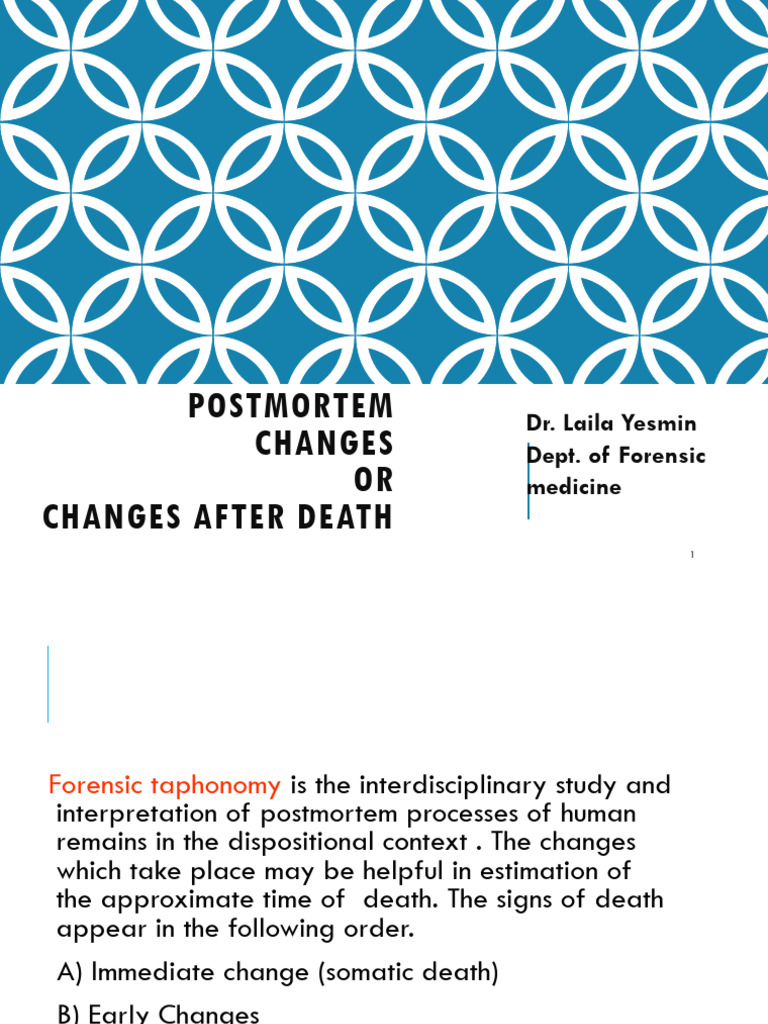 Changes After Death 23 | PDF | Decomposition | Heat Transfer