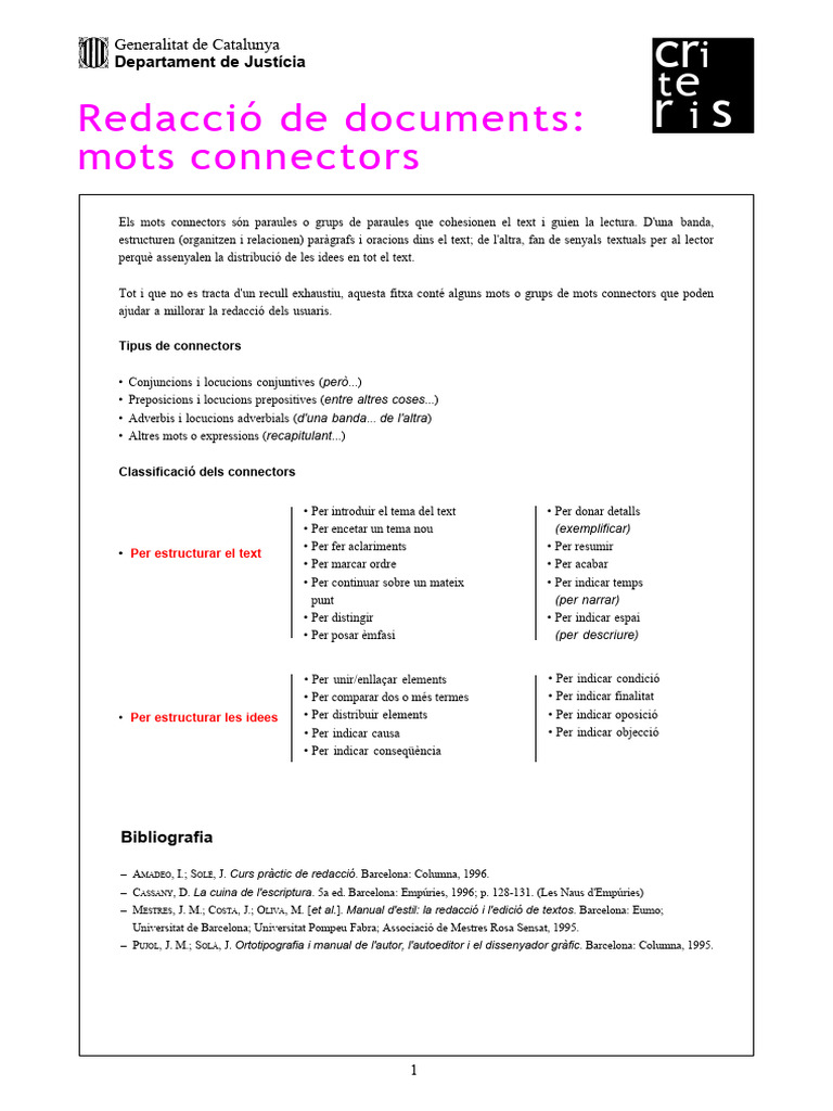 mots_connectors PDF