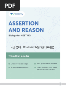 Biology Assertion & Reason Unacademy