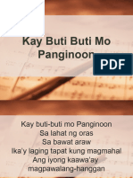 Kay Buti Buti Mo Panginoon