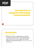 Introduction to Integrated Marketing Communication