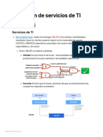 La Gestión de Servicios de TI