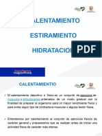 Capacitacion Esp. Calentamiento, Estiramiento, Hidratacion