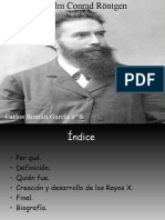 Wilhelm Conrad Röntgen (Rayos X)