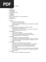 Major Ilities of Avionics System