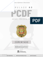 3º Simulado Completo - PCDF 2021 (Pós-Edital) - Projeto Caveira