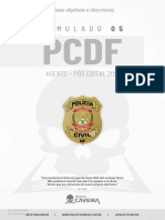 5º Simulado Completo - PCDF 2021 (Pós-Edital) - Projeto Caveira