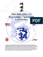 Blue Dragon Taekwondo Student Handbook 1.0!7!28 2015 Revision