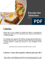 Energia Dos Alimentos