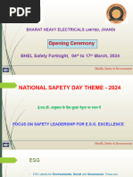 Safety Fortnight Opening Meeting