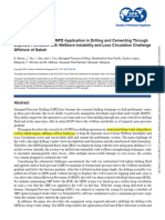 Spe-215029-Ms - Successful Deepwater MPD Application in Drilling and Cementing Through Depleted Formation With Wellbore Instability and Loss Circulation Challenge Offshore of Saba