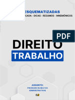 13 Processo de Multas Administrativas CLT 626 Ao 642 A Esquematizado